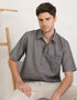 RADEN SHORT SLEEVE SHIRT (GREY)